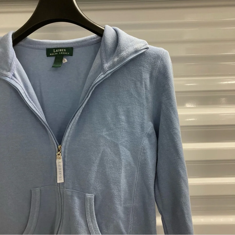 Ralph Lauren Soft Blue Knit Top